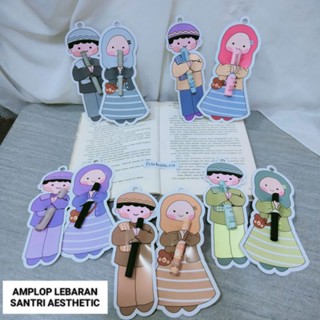 AMPLOP LEBARAN PELUK AESTHETIC viral 2023 AMPLOP LEBARAN BOOKMARK isi 10 lembar