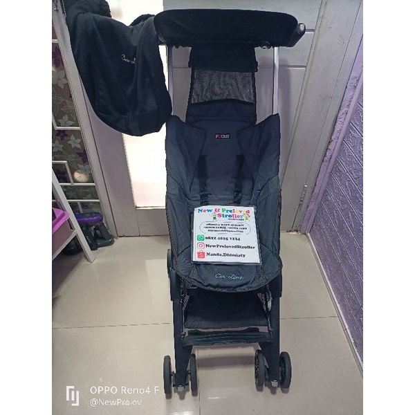 stroller pockit preloved gen 4 hitam