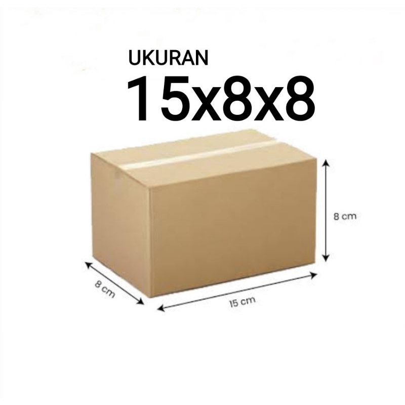 

Kardus Packing 15x8x8 Single wall Kemasan Karton