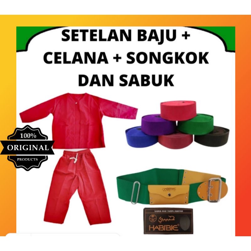 Setelan Baju Pangsi Betawi Anak &amp; Dewasa I Paket Pangsi Betawi