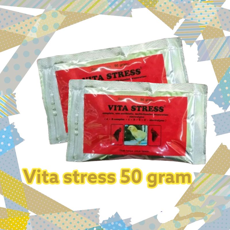 Vita stress 50 gram vitamin stres ayam petelur bebek