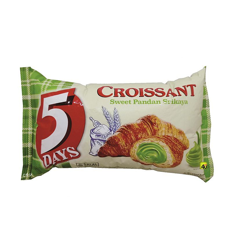 

5Days Croissant Sweet Pandan Srikaya 60gr / 5 Days