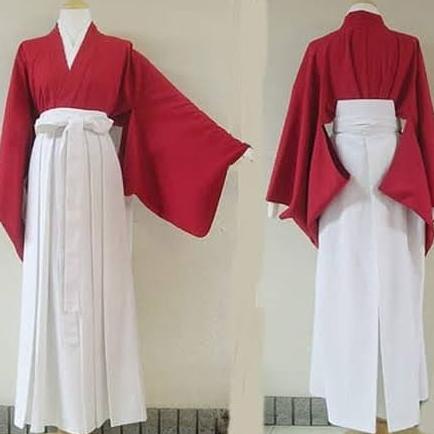 Himura kenshin kimono / yukata samurai x costume cosplay