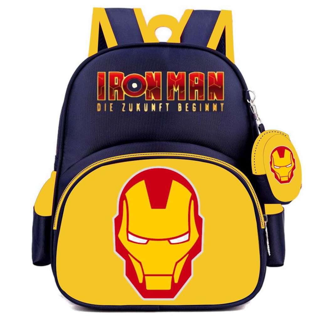 [[ COD SUPERHERO SUPERMAN ]] Tas ransel Sekolah Anak Laki Laki Karakter motif Super Hero avenger kartun hollywood Spiderman Captain Amerika Hulk Batman Superman untuk anak PAUD,TK,SD kls 1 2 3 4 ransel anak lokal bisa bayar ditempat