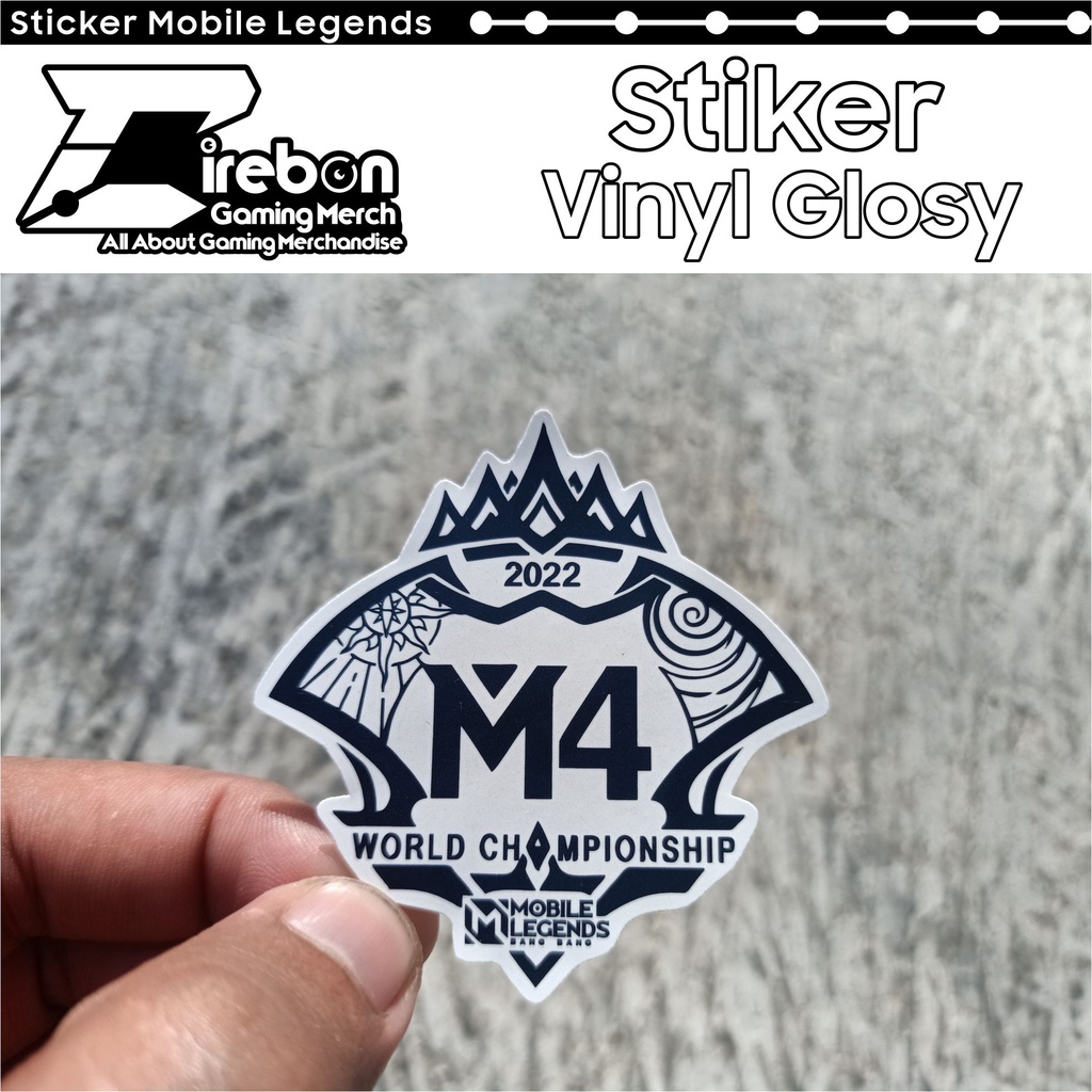 

Stiker M4 World Championship 2022 White