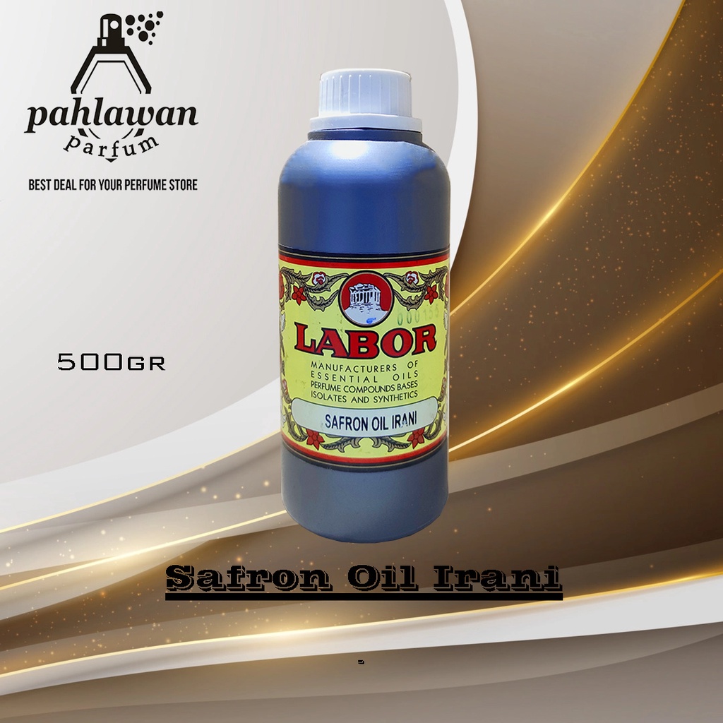 Safron Oil Irani / Zafaron Merah Labor 500GR Segel Pabrik