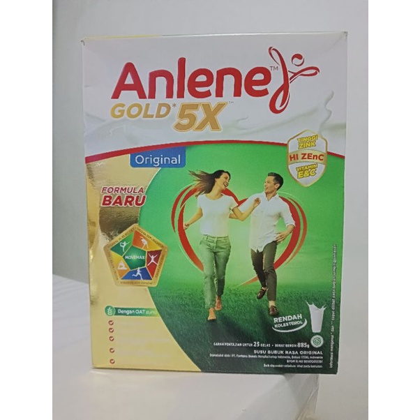 Anlene gold susu bubuk dewasa orang tua 885gr original