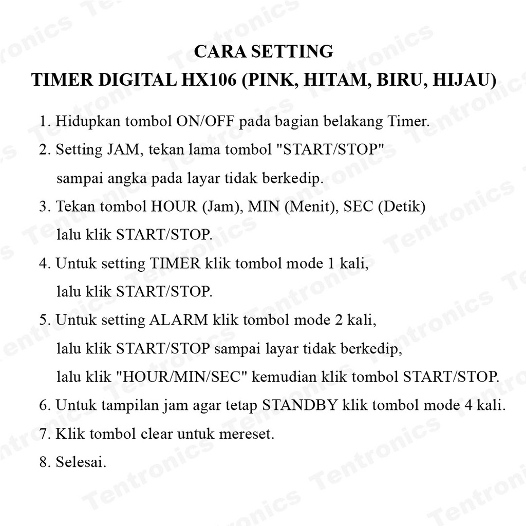 Kitchen Timer Digital Stopwatch Masak Dapur Cooking Alarm Kopi