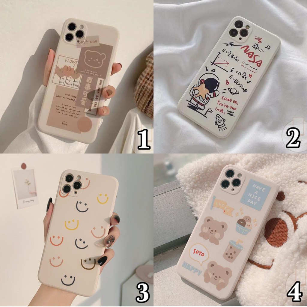 PRINTING LENS PROTECTOR case iphone 14 pro max vivo y35 2022 y16 y22 v23 5g v25 t1 pro samsung a13 5g a04s realme c30 1002