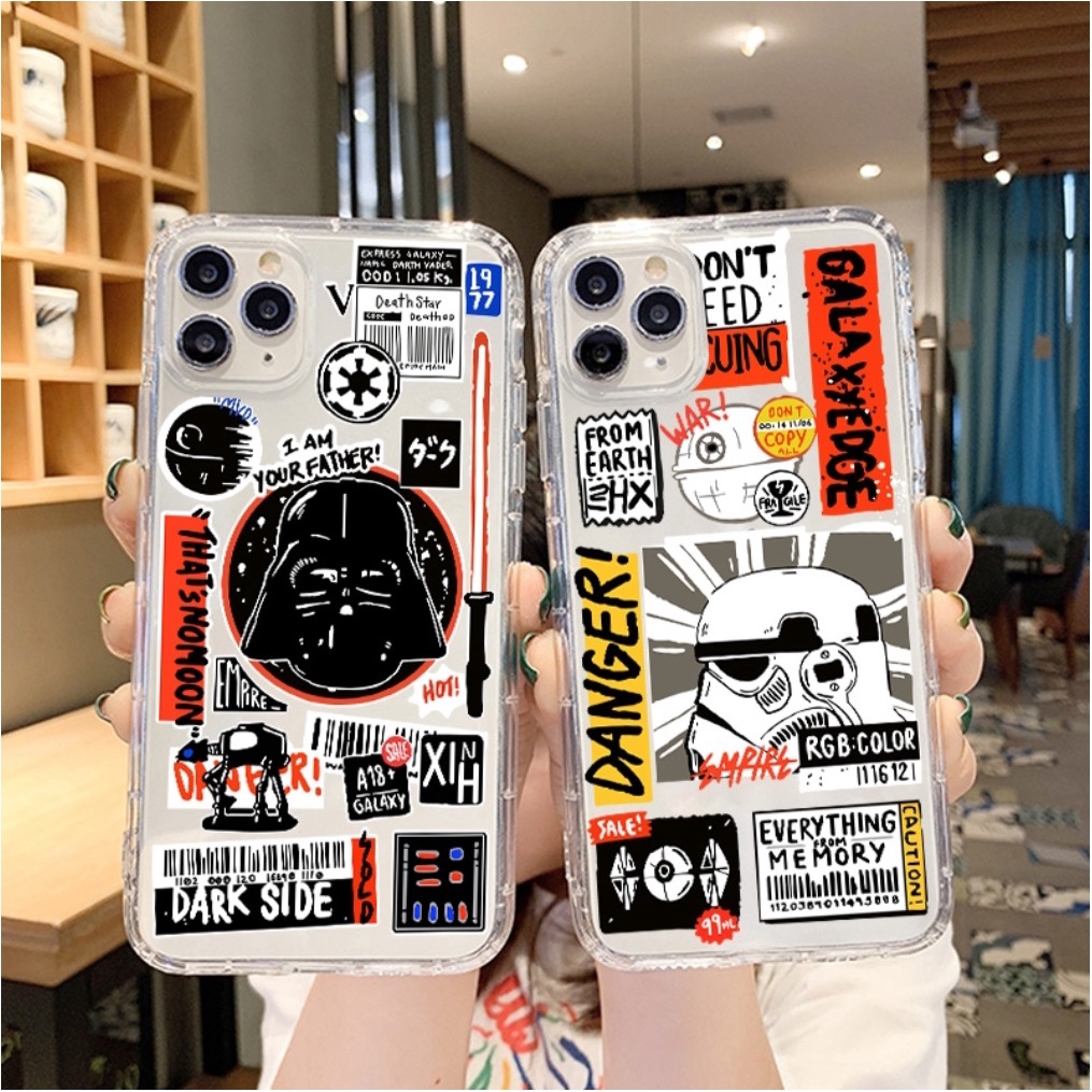 Starwars printing anticrack case oppo A16 A55 5G a15 a31 a1k a54 a5s a7 a12 a5 a9 2020 f1 plus f3 plus f5 f7 f9 f11 pro c1 c2 reno 2 2f 3 4 pro 4f 5 5f