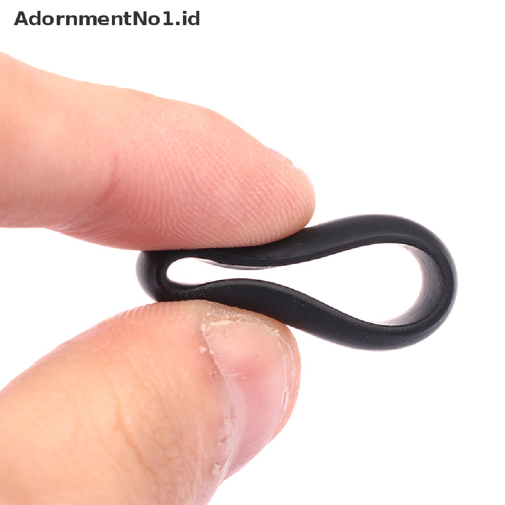 [AdornmentNo1] Cincin Tunangan Nikah Bahan Silikon Lentur Untuk Pria Rubber Band Hitam  [ID] Baju Kaos Distro Pria Wanita Lengan Panjang [ID]