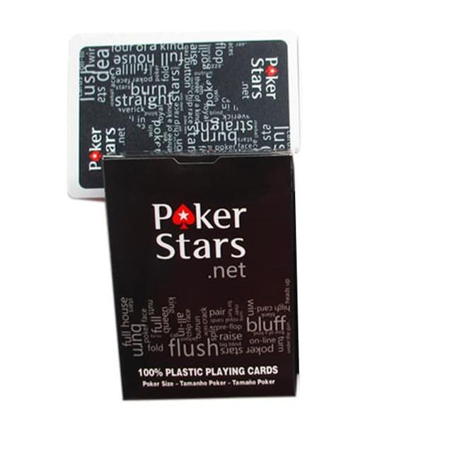 Ready Stok Kartu Remi Poker Plastik - Black