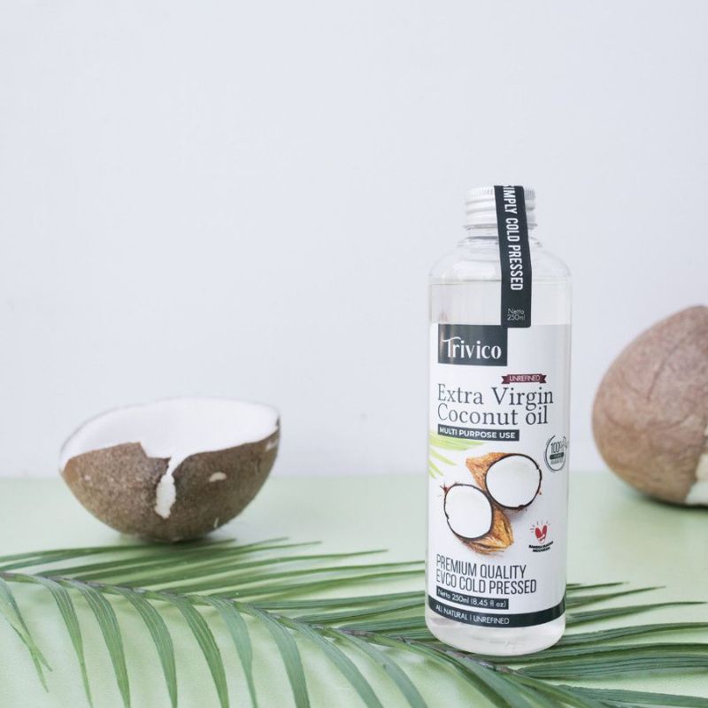 TRIVICO - Extra Virgin Coconut Oil VCO 250 ml /Minyak Kelapa Murni Organik