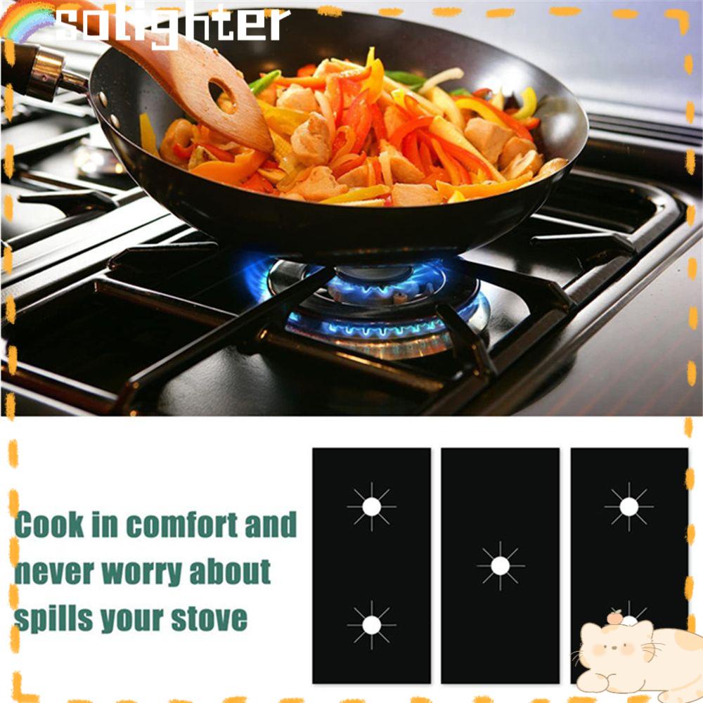 Solighter Pelindung Kompor Gas High Quality Cooker Cover Pelindung Alat Dapur Anti Minyak Gas Range Pad