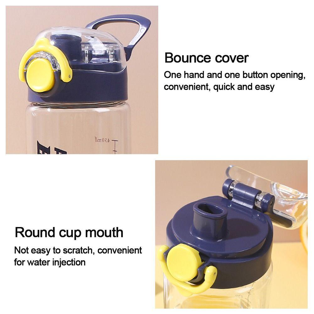 Popular Sports Water Bottle Gym Travel Botol Minum Bening Plastik