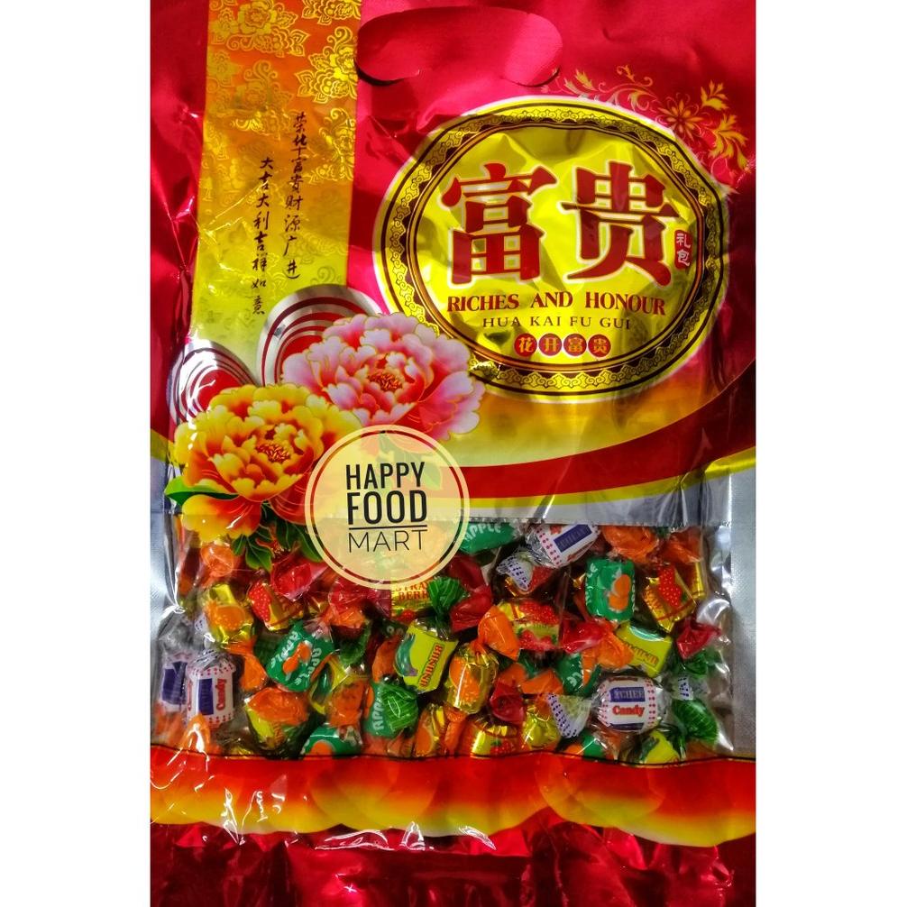 

PRODUK- [SALE] RICHES AND HONOUR 180G/PERMEN KRISTAL ANEKA RASA/CEMILAN IMLEK/HUA KAI FU GUI/CNY MINI CANDY .