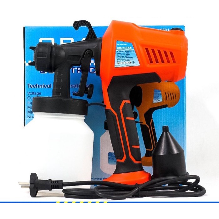 Spray Orange Spraygun Spray Gun Listrik Alat Semprot Cat Elektrik Portabel