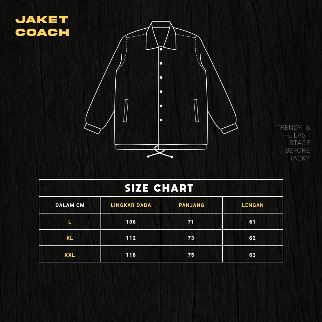 HipNop  Basic Jaket Coach CHAINSAW Jaket Zipper Pria Jaket Parasut Unisex