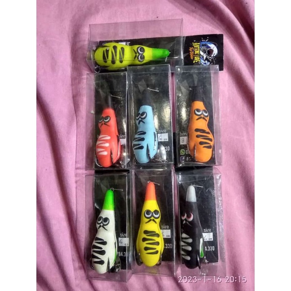 soft frog umpan casting gabus