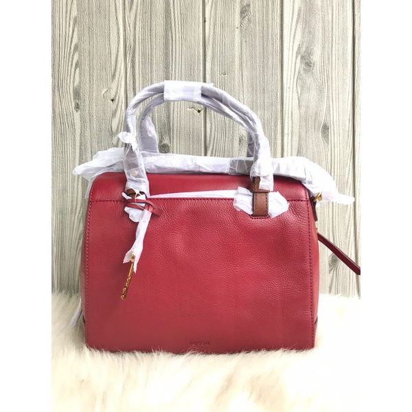 FOSSIL Rachel Satchel Red Velvet crossbody bag