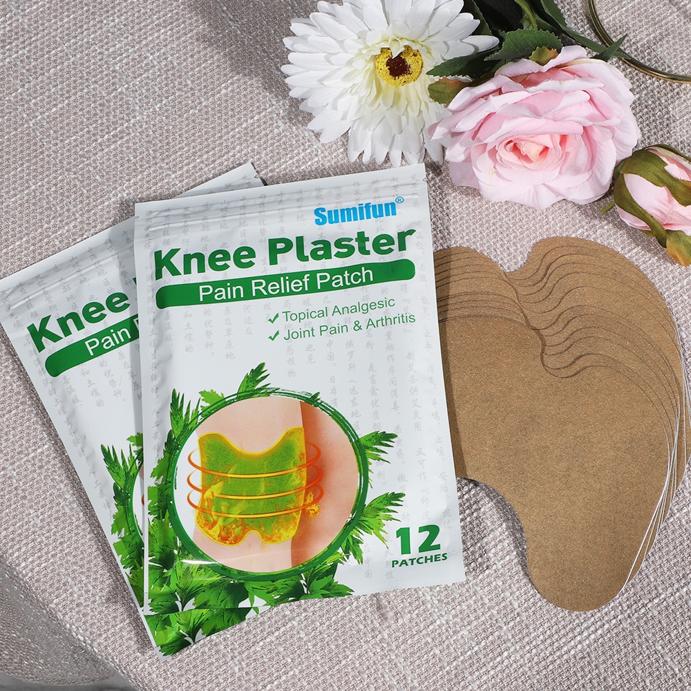 【12PCS/KANTONG】Koyo Lutut Herbal Original / Koyo Lutut Nyeri Sendi / Knee Patch Koyo Lutut / Sumifun Knee Plaster Sendi Lutut