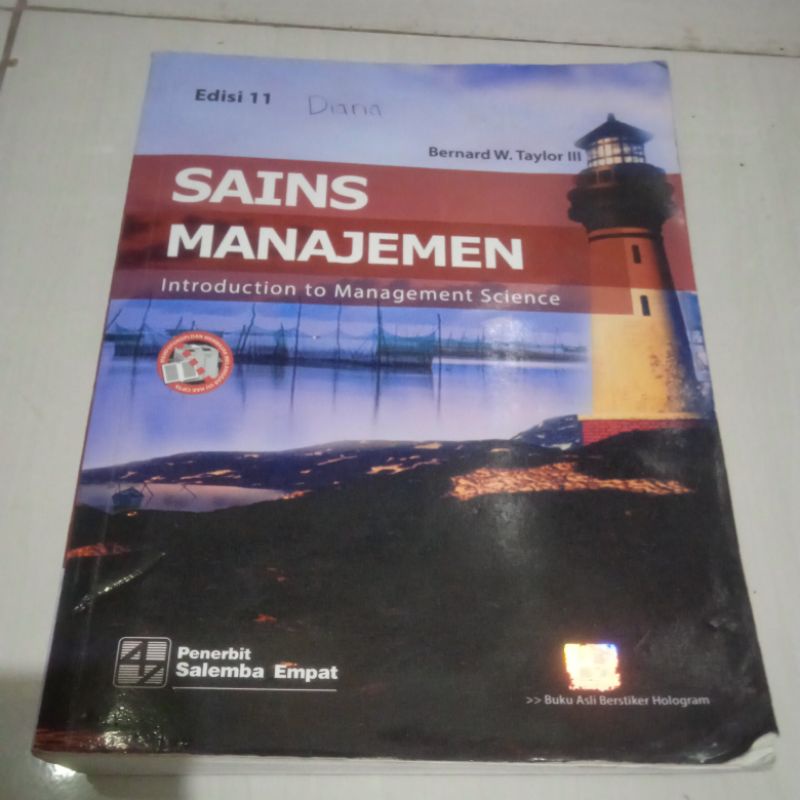 sains manajemen edisi 11..bernard w Taylor