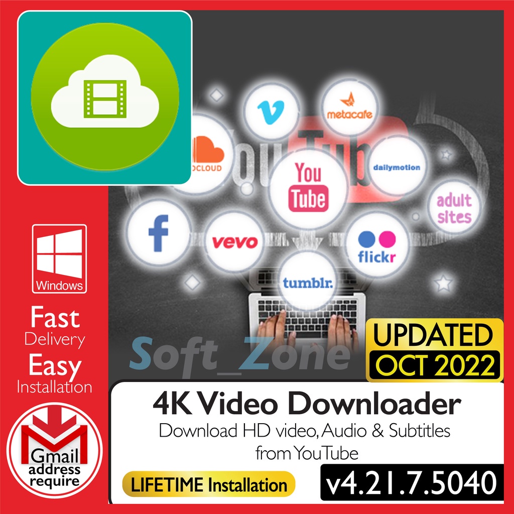 

4K Vd Dwnldr 4.21.7.5040 - Dwnld HD Vd, Ad & Sbttls frm YTb [Wndws x64 | x32]-Dgtl Dwnld