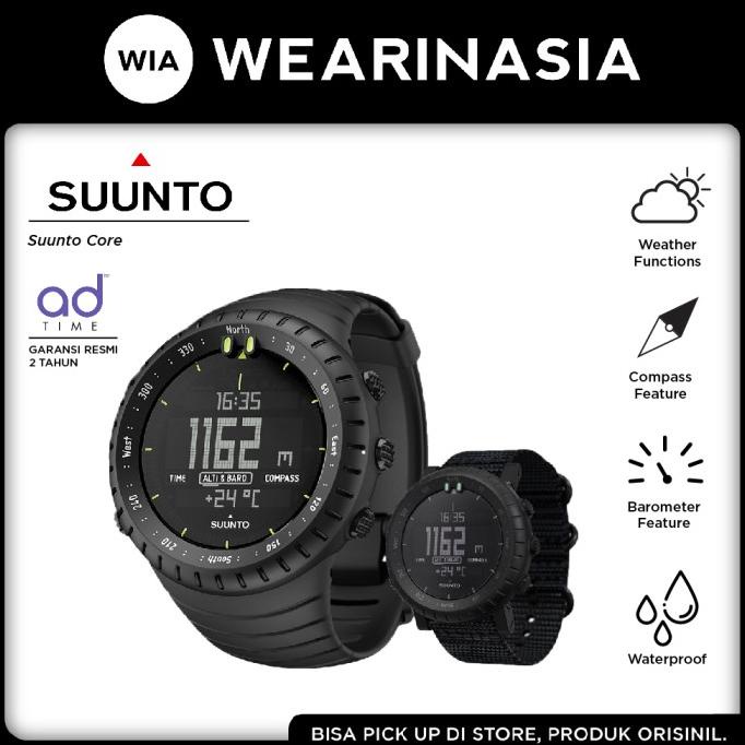 Sale Suunto Core All Black Military Jam Tangan Outdoor Original Smartwatch SMART WATCH PRIA/SMART WATCH WANITA/SMART WATCH ANAK