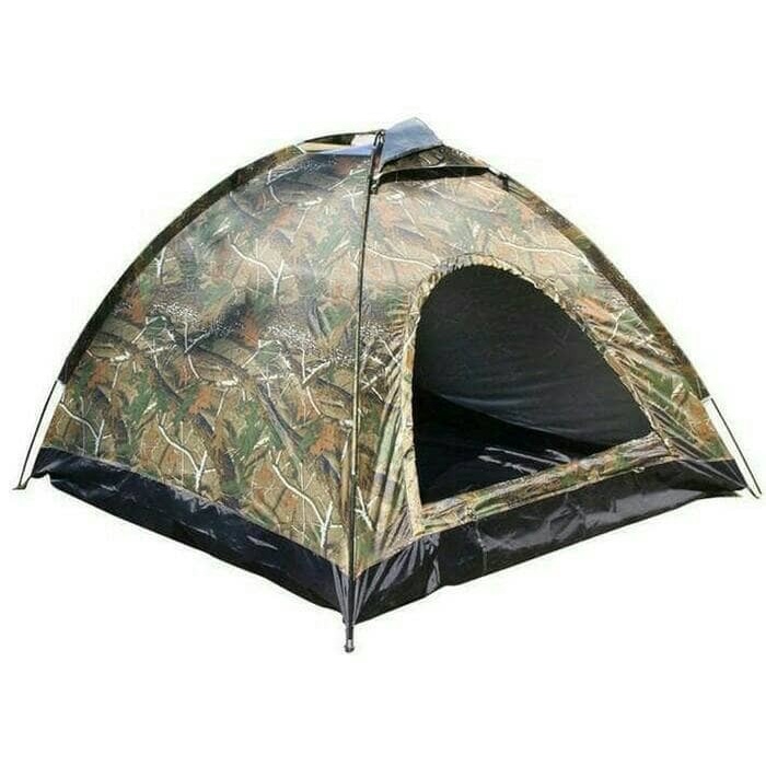 TENDA DOME CAMPING CAMO LORENG 2-3 ORANG