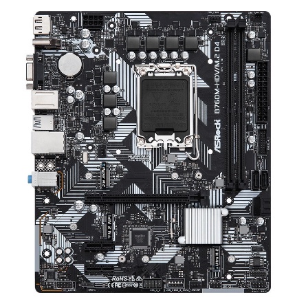 ASROCK B760M-HDV/M.2 D4 | Intel B760 LGA 1700 Micro ATX Motherboard