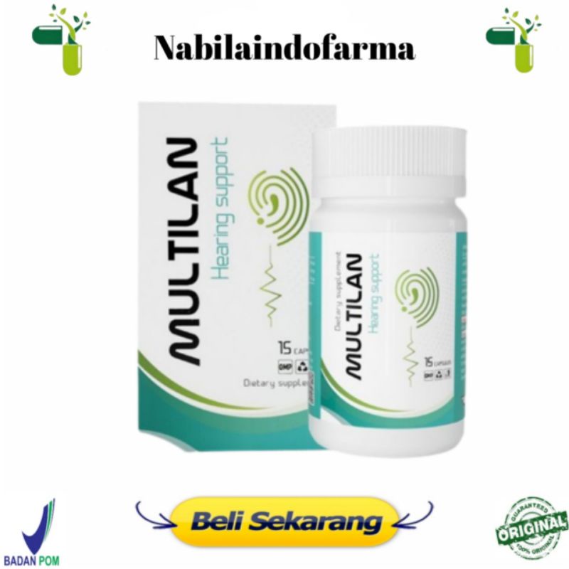 MULTILAN Asli | MULTILAN Obat Telingan | MULTILAN Obat Pendengaran Original