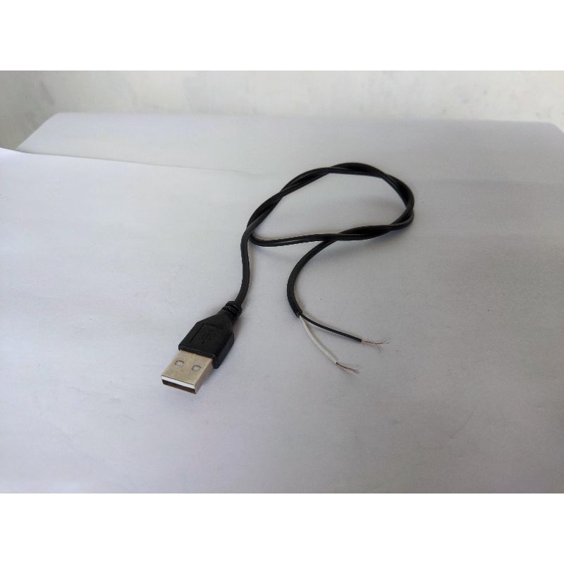 kabel Usb buntung panjang - + 50cm dan kabel perpanjangan usb  warna hitam