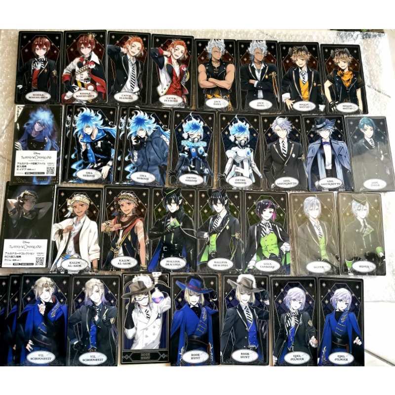 Disney Twisted Wonderland Arcana Card - Riddle Idia Kalim Azul Malleus Vil