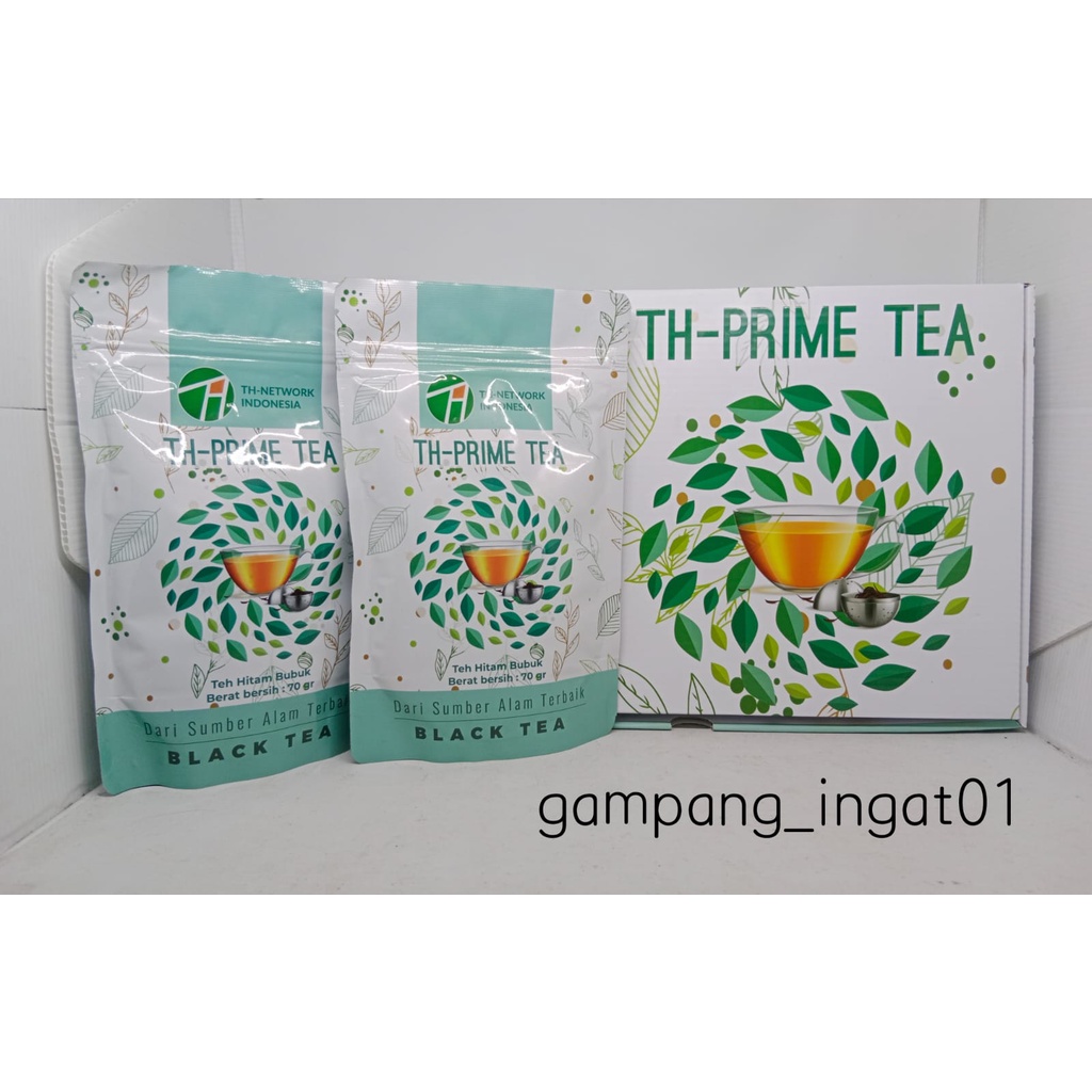 TH Prime Tea Black Tea Teh Hitam Kesehatan Antioksidan Diet Detox 70 gr Original.