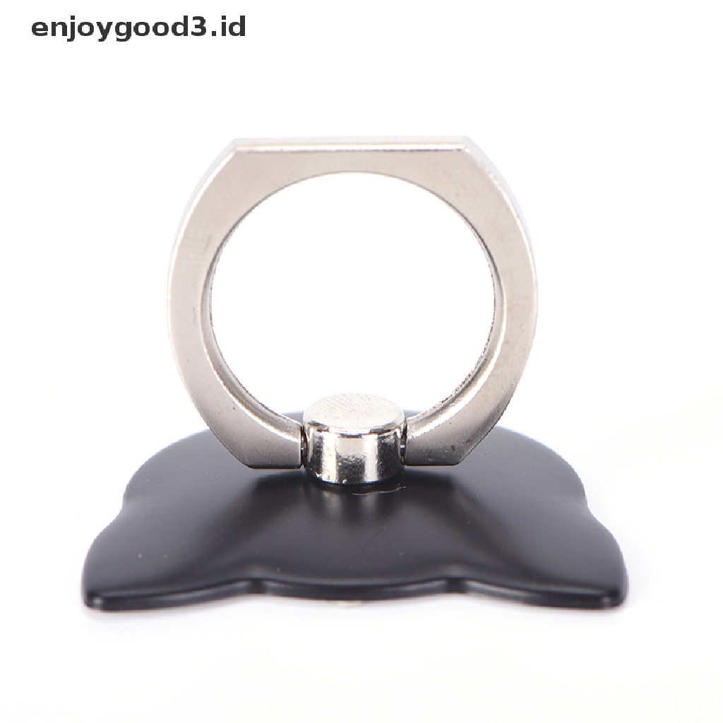 [Rready Stock] Cat Ring Stand Holder 360derajat Cincin Jari Ponsel Smartphone Untuk iPhone (ID)