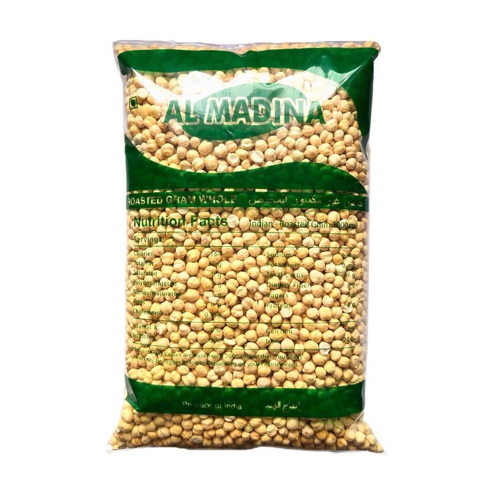 

Ready ★★★ Kacang Arab Al Madina 1 Kg - Original Roasted Chickpea ☠