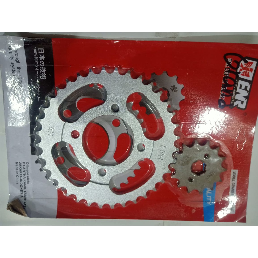 GEAR DEPAN & GEAR BELAKANG ENR GRAND 36 T 14 T