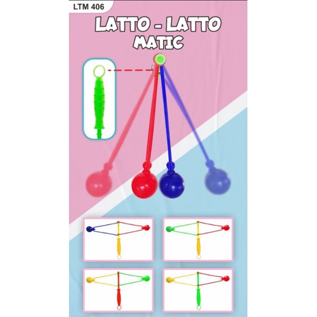 mainan latto latto matic / mainan lato lato ganggang besar 20cm anti gagal harga satuan