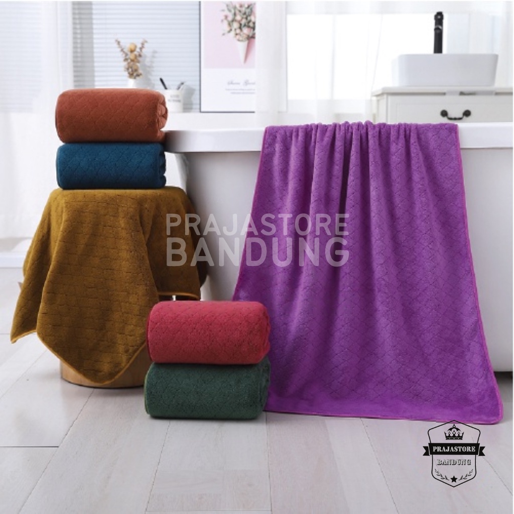 Handuk Mandi Microfiber Dewasa Jumbo Size 70x140 Latief Polos Tebal Lembut Menyerap Air Super Premium Murah Anduk Import Lebar Halus Pria Wanita Yg Nyerap Dan Serap Haduk Ukran Besar Hanuk Impor Cowok Cewek Towel Grosir Cuci Gudang Termurah Terlaris