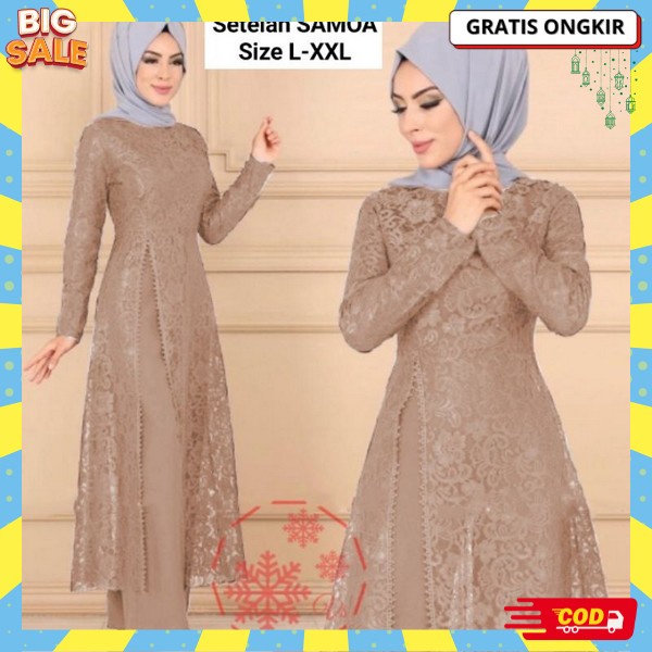 Bsju Ibu2 Kondangan Original Mewah Gmis Dewasa Jumbo Remaja Putih Hitam Gamus Perempuan Lebaran2023 