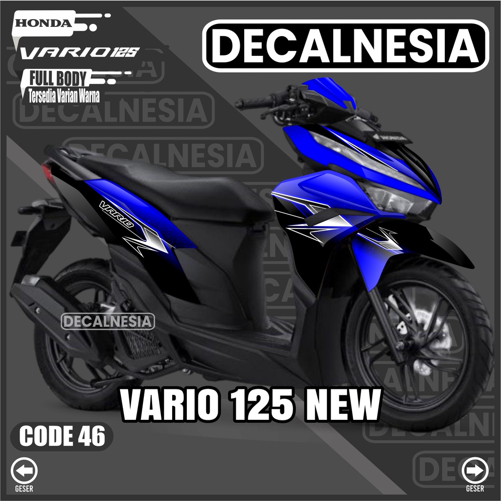 Decalnesia Stiker Decal Vario 125 New 2023 Full Body Sticker 2022 CBS ISS SP Motor Honda Variasi Mod
