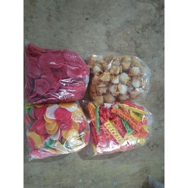 

kerupuk mentah serba 250gram - kerupuk seblak