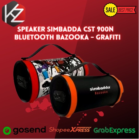 Speaker Simbadda CST 900N CST900N CST 900 Bluetooth BAZOOKA - Grafiti