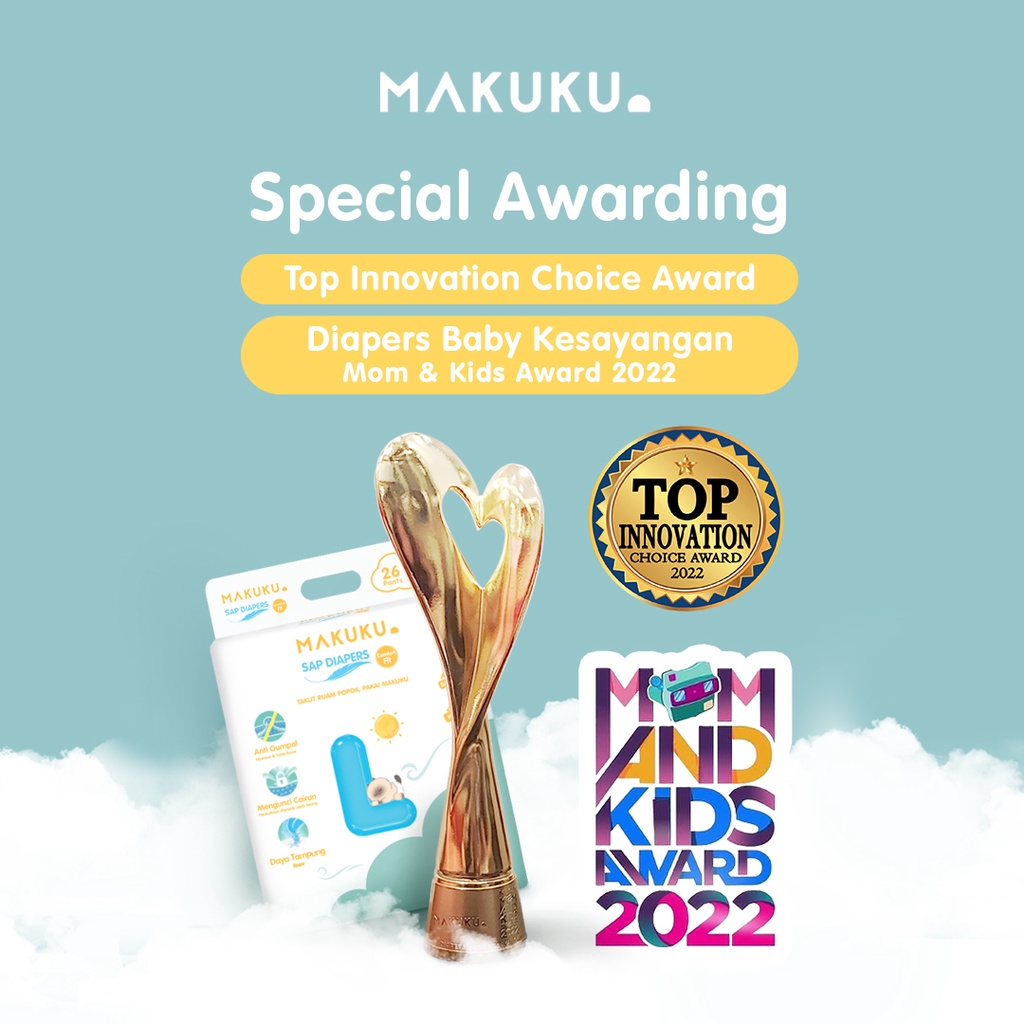 MAKUKU SAP Diapers Comfort  Fit  Pants M28 x 1 Pack Popok Bayi Celana