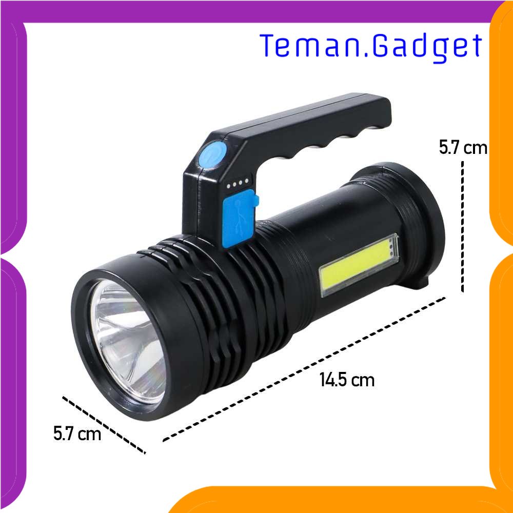 TG-SNT Pocketman Senter LED Flashlight Waterproof USB 3W  XPE + COB - SL05