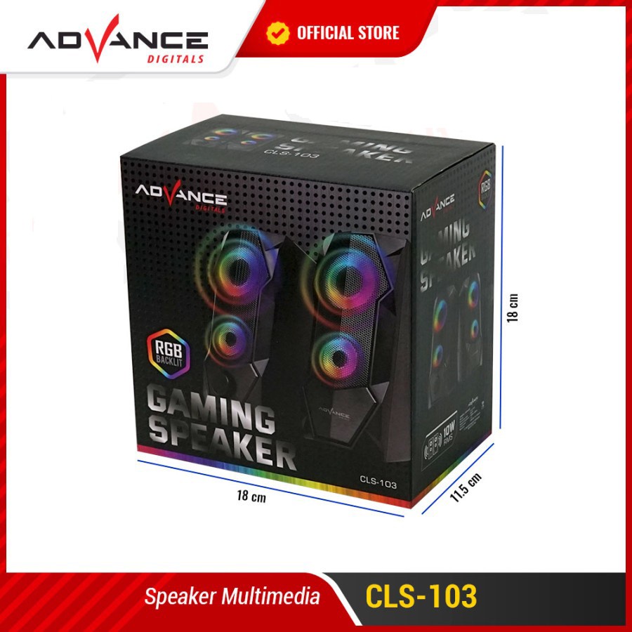 Trend-Gaming Speaker Advance CLS-103 CLS 103 RGB / Speaker Gaming