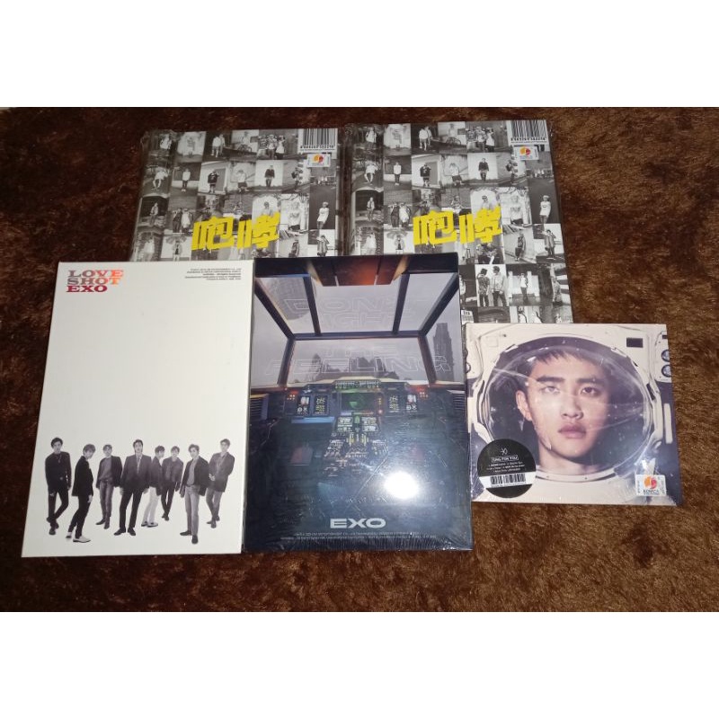 Official Album Exo Sealed +poster (Dftf,dmumt, love shot,SFY, for life, growl/xoxo, KAI, Baekhyun,su