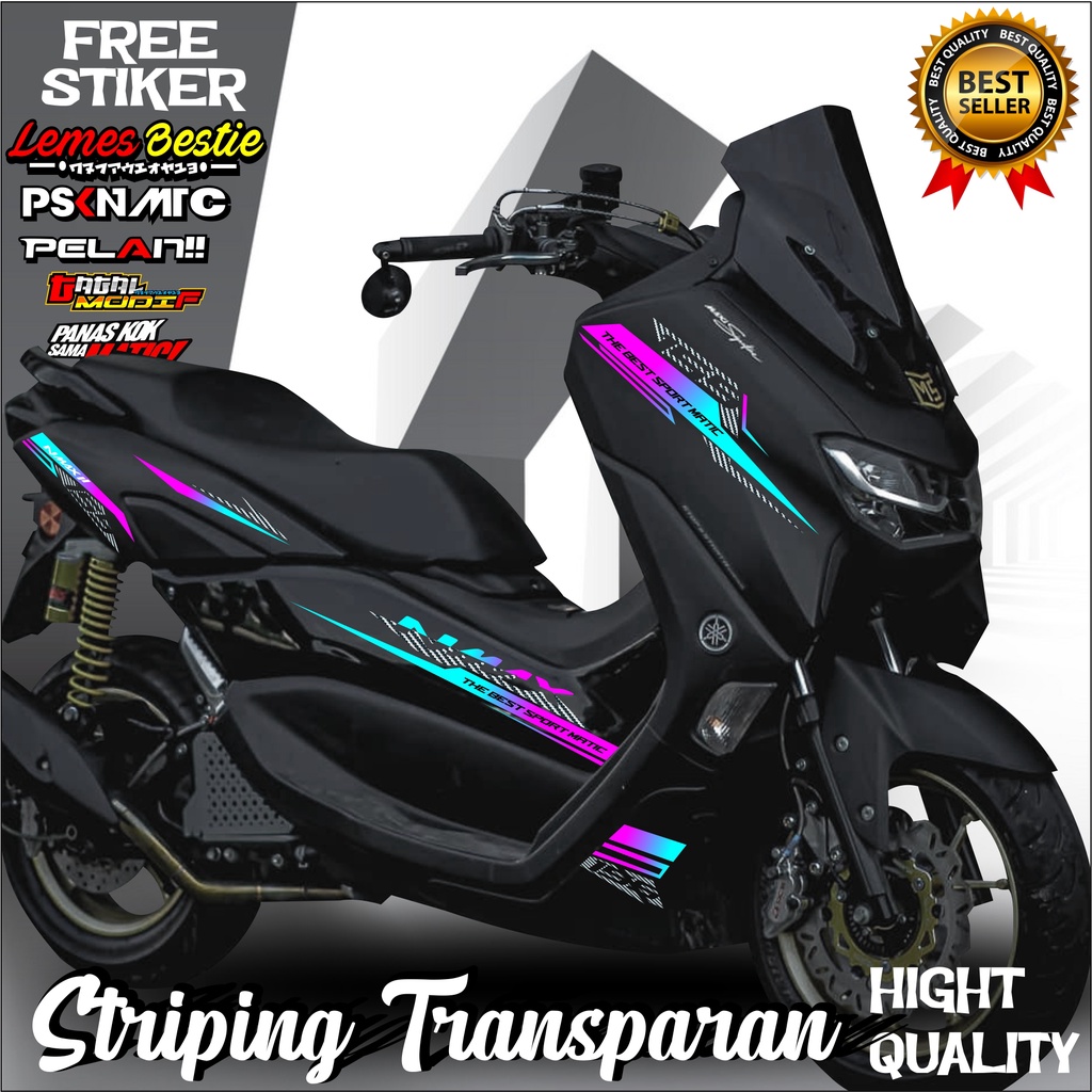 STRIPING TRANSPARAN N MAX NEW 155 STIKER N MAX NEW VARIAN WARNA