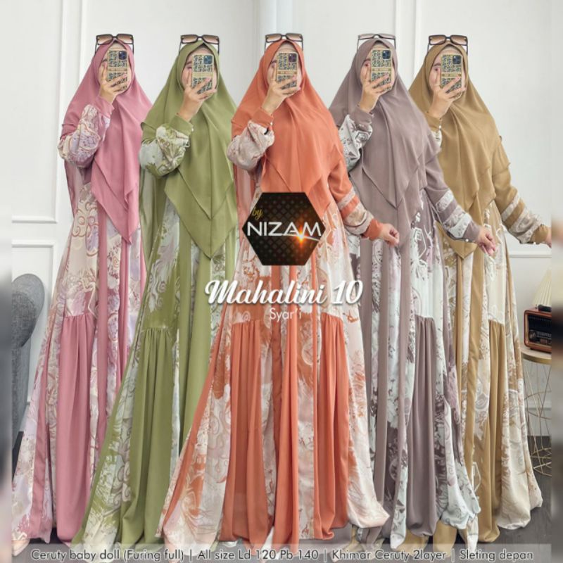New Mahalini#10 Syar'i Gamis Jumbo by nizam