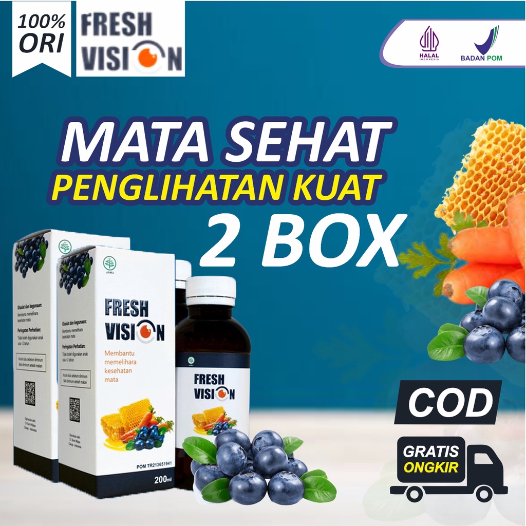 

FRESH VISION Original Herbal - Herbal Herba Pencerah Mata Mata Normal Kembali Ditributor Resmi Herbal Alami Halal BPOM